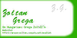 zoltan grega business card